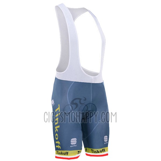 Tinkoff Cycling Jersey Bib Short 2016 Men Short Sleeve Red and Lider White